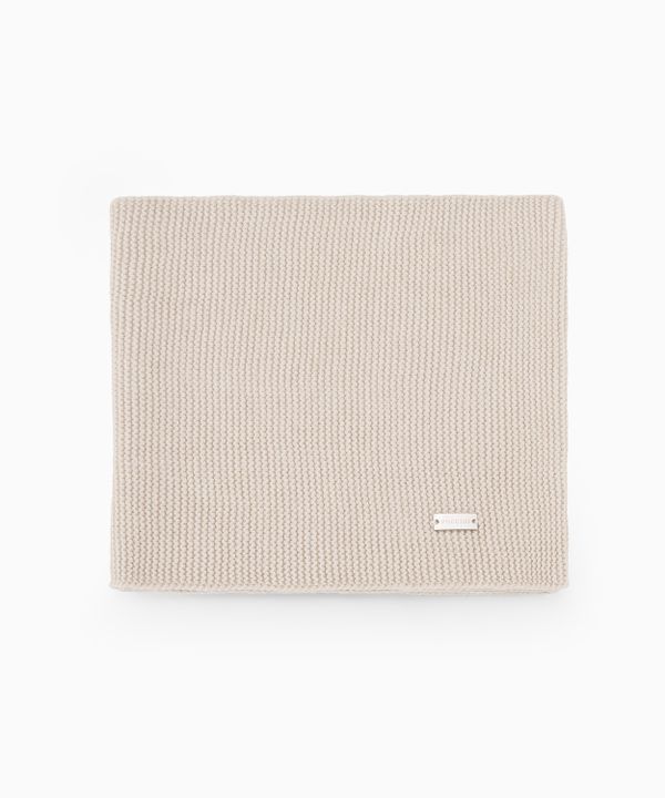 Szalik komin beżowy oversize