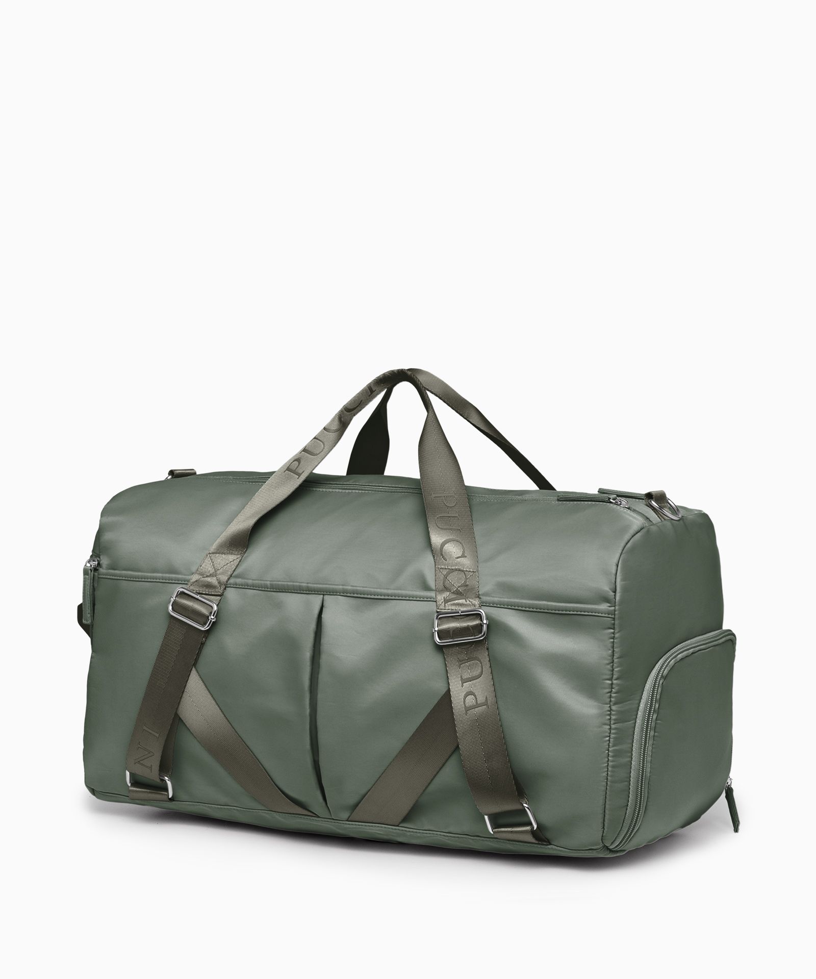 Torba sportowa z uchwytem na matę zielona