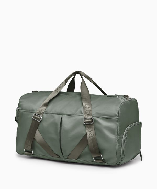 Torba sportowa z uchwytem na matę zielona