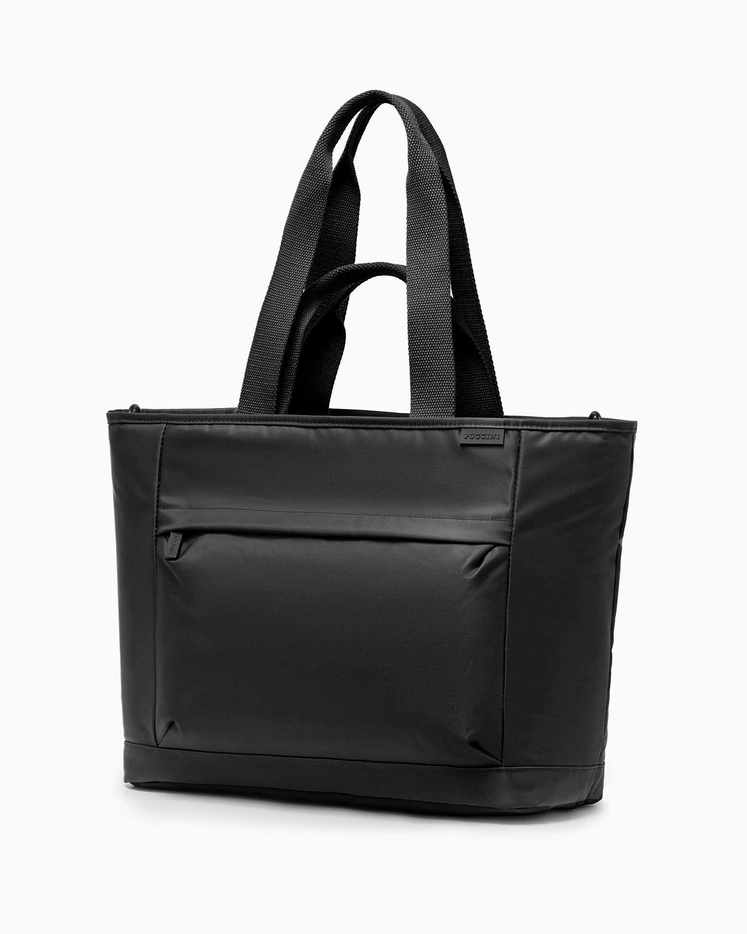 Torba tote z miejscem na laptopa 15,6 cali czarna