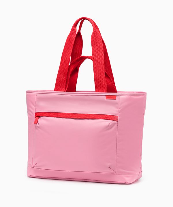 Torba tote z miejscem na laptopa 15,6 cali różowa