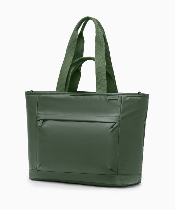 Torba tote z miejscem na laptopa 14 cali zielona