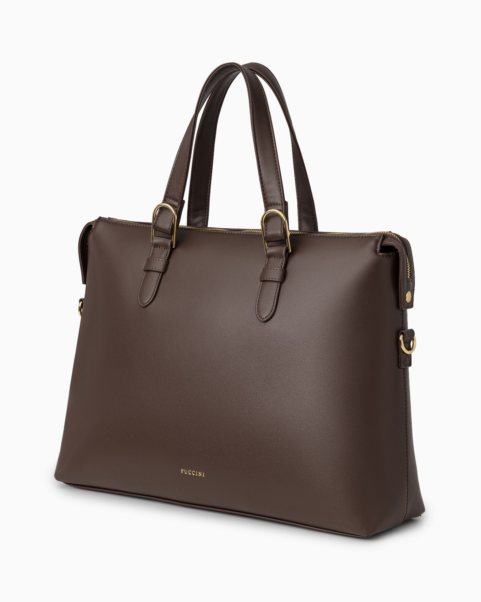 Torba na laptopa 15,6 cali damska brązowa