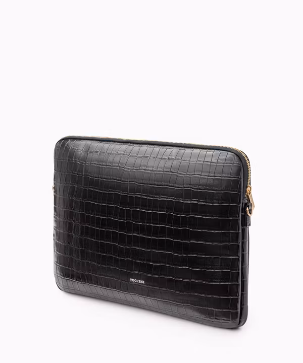 Etui na laptopa 15'6 cala czarne crocco