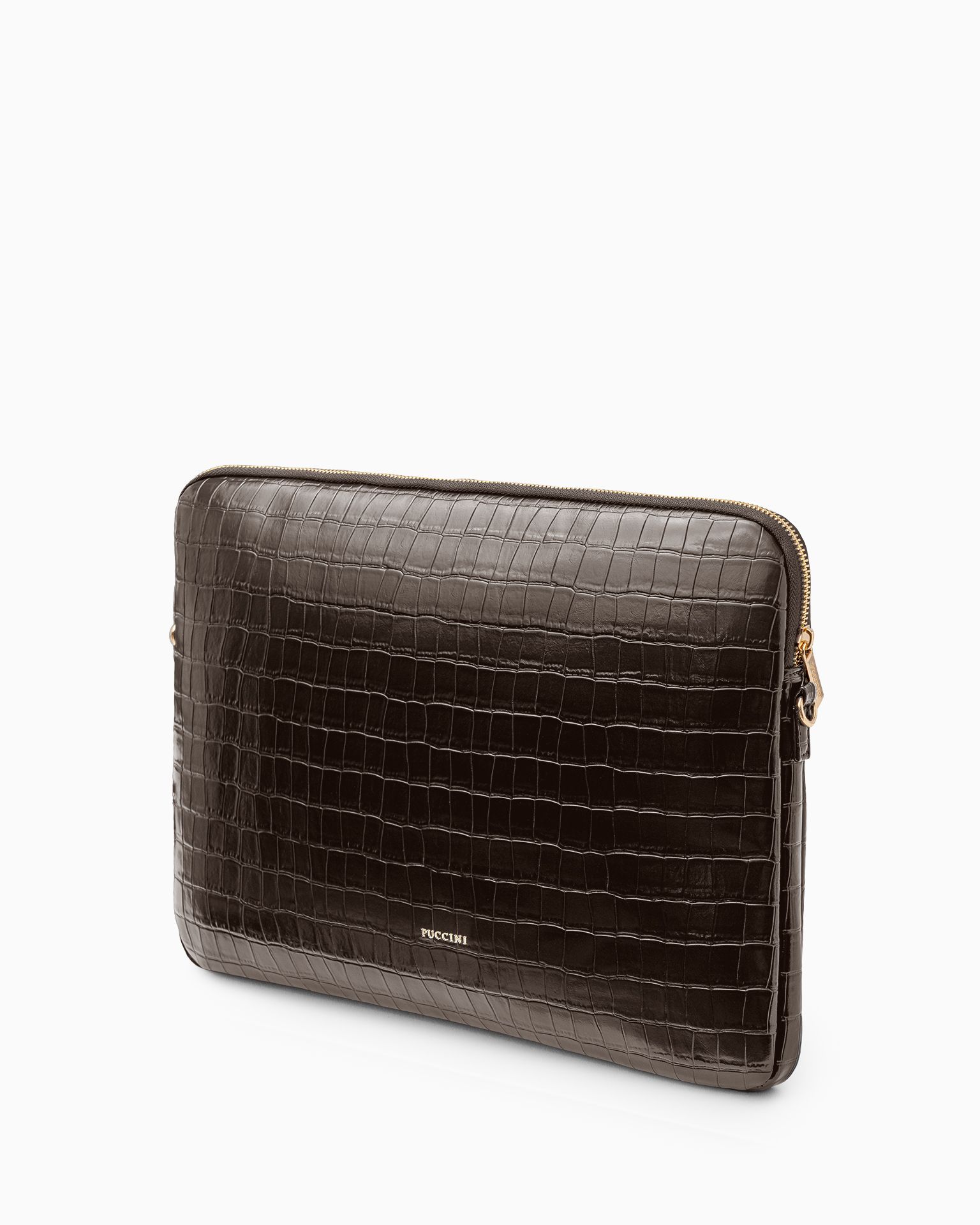 Etui na laptopa 15'6 cala brązowe crocco