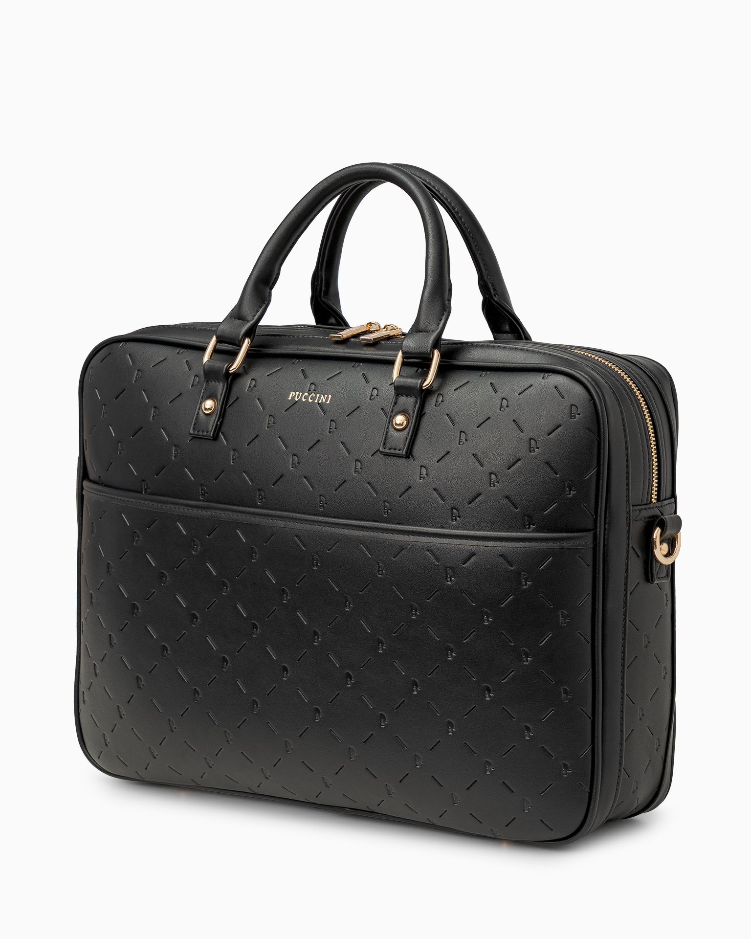 Torba na laptopa 15'6 cali monogram czarna