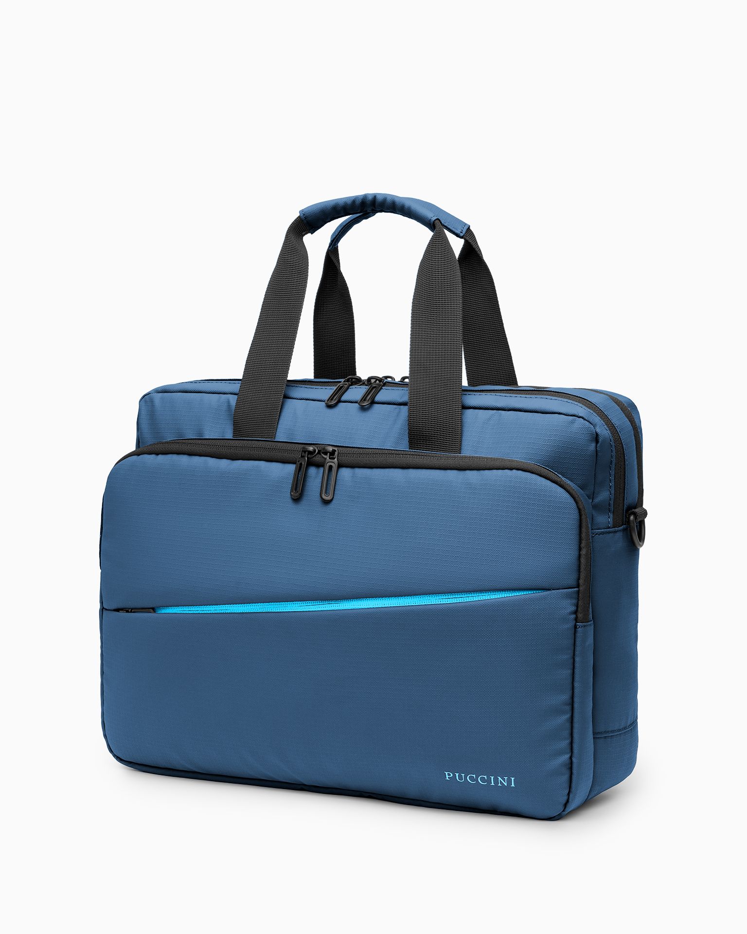 Torba na laptopa 15,6 cali z kieszeniami granatowa