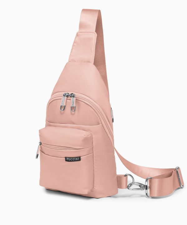 Plecak na jedno ramię Sling Bag - różowy