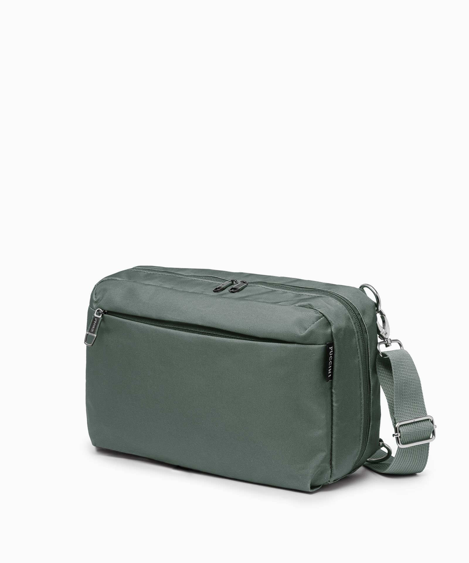 Plecak na jedno ramię sling bag zielony