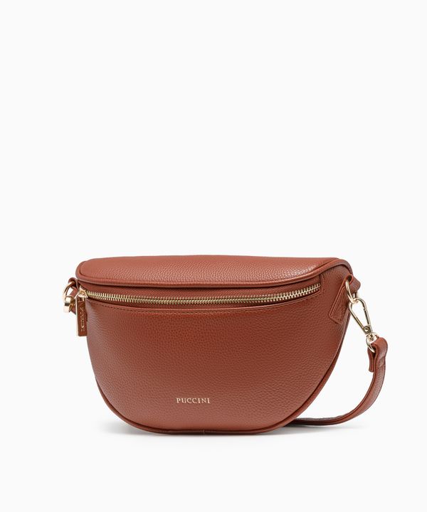 Nerka damska półksiężyc brązowa