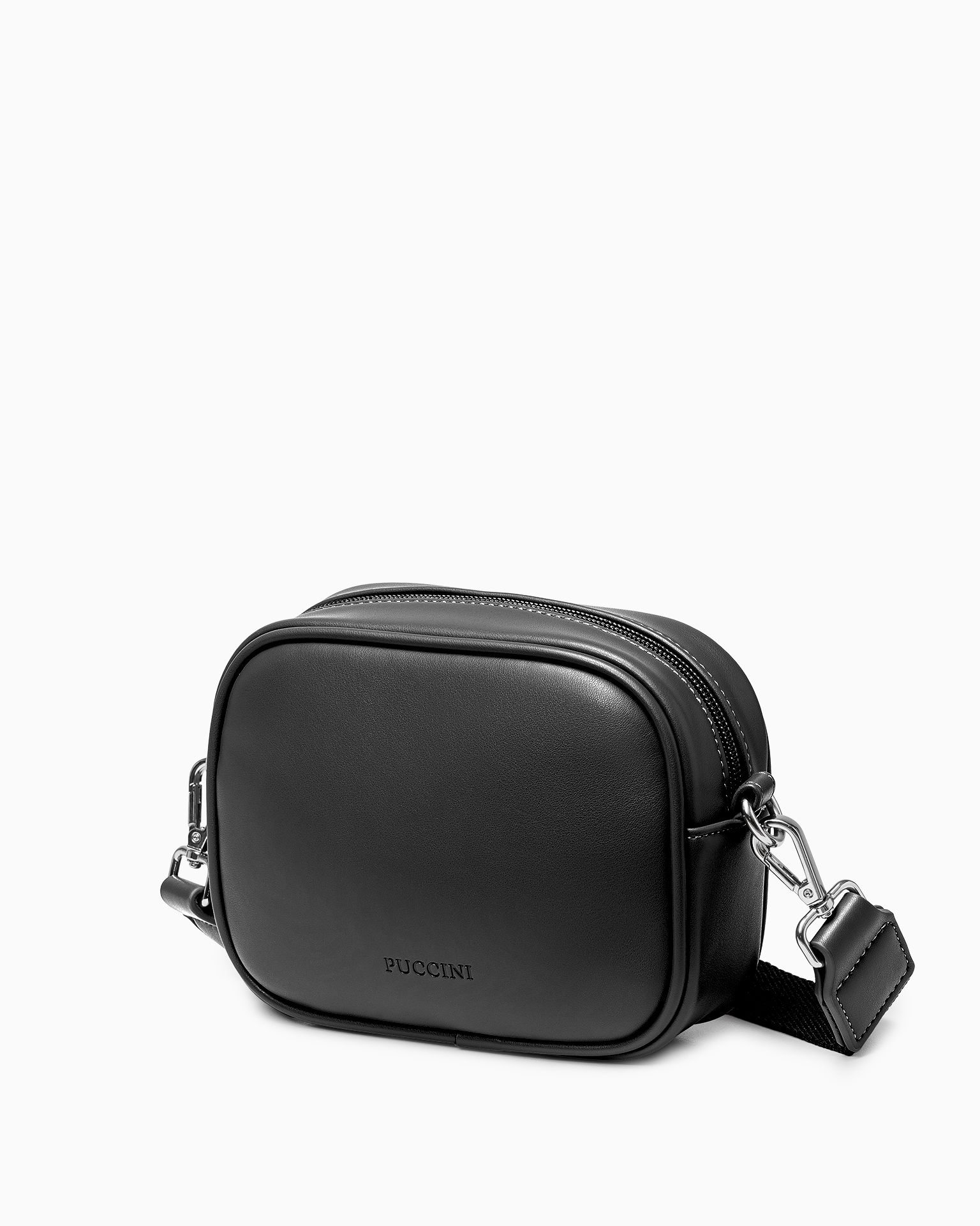 Torebka damska crossbody mała czarna - Sklep Puccini