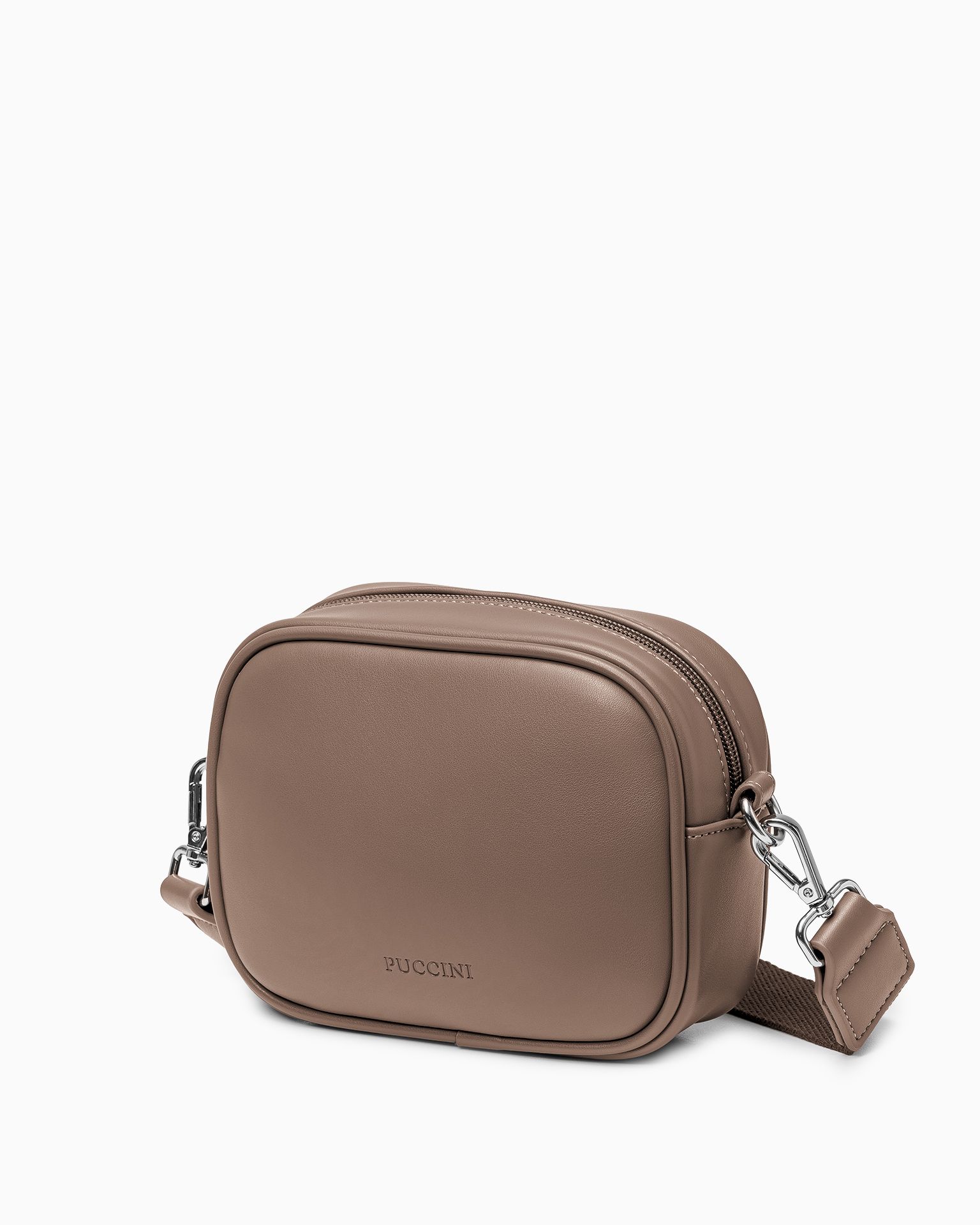 Torebka damska crossbody mała brązowa