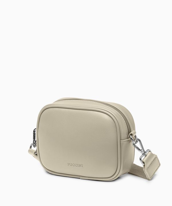 Torebka damska crossbody mała beżowa