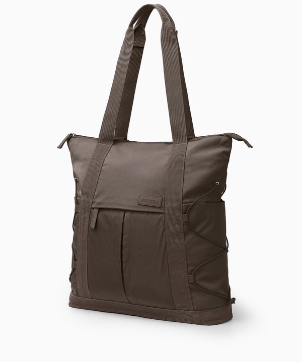 Torba z funkcją plecaka 2w1 brązowa