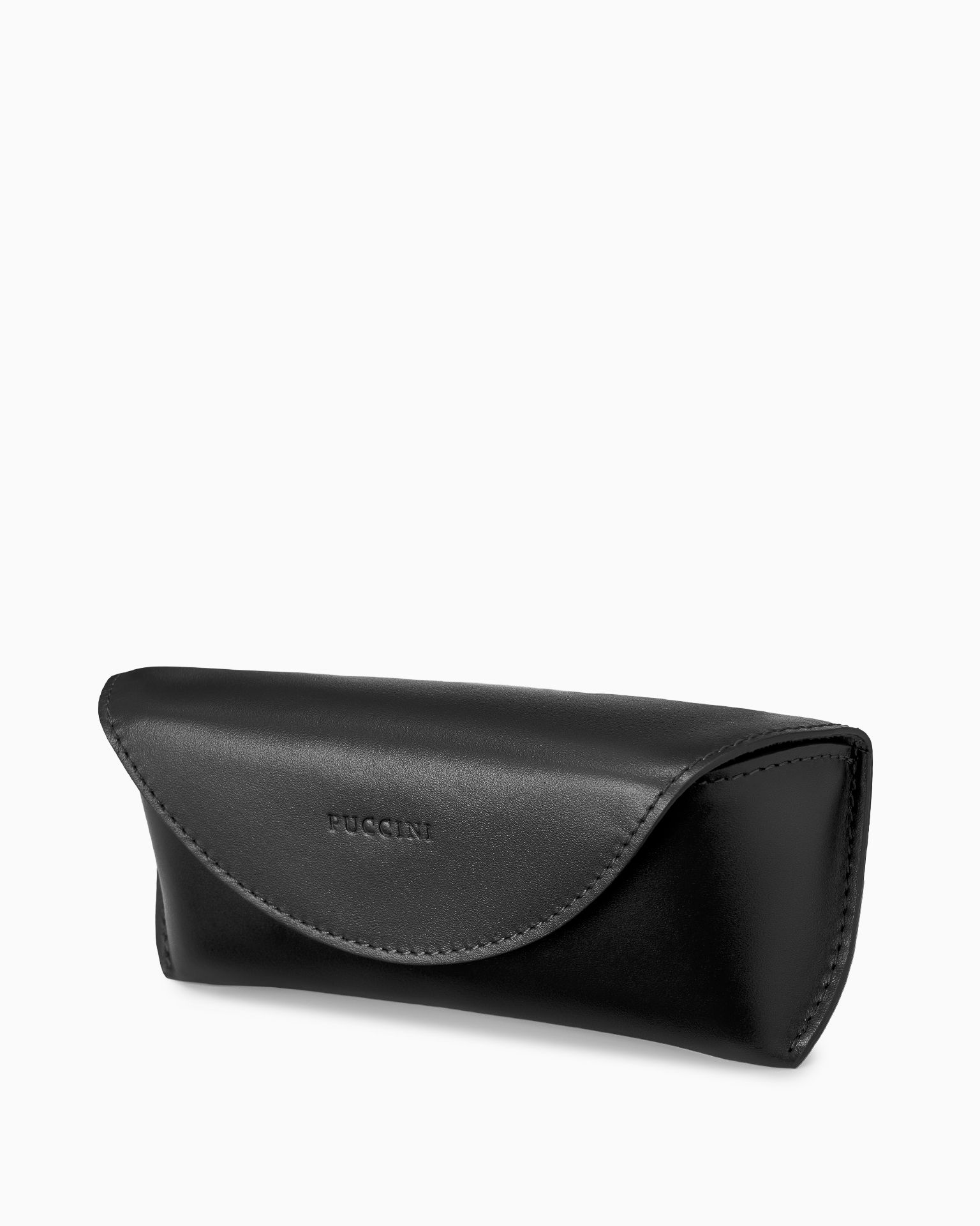 Etui na okulary skórzane czarne