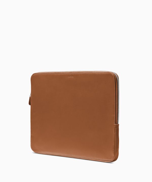 Etui na laptopa 15 cali skórzane brązowe