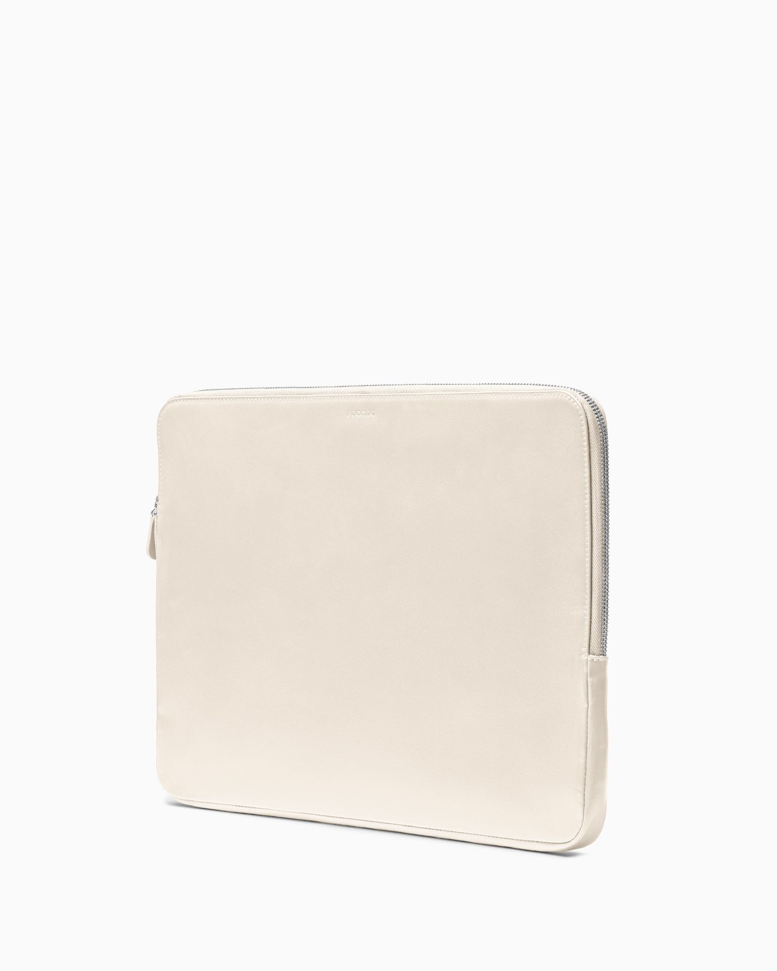 Etui na laptopa 15 cali skórzane beżowe