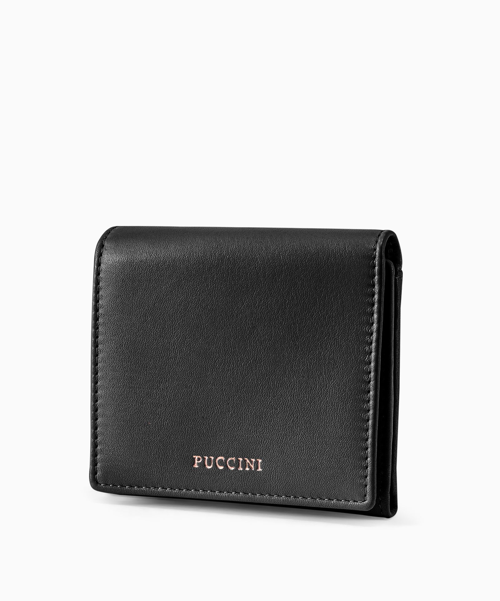 Mały damski portfel skórzany czarny