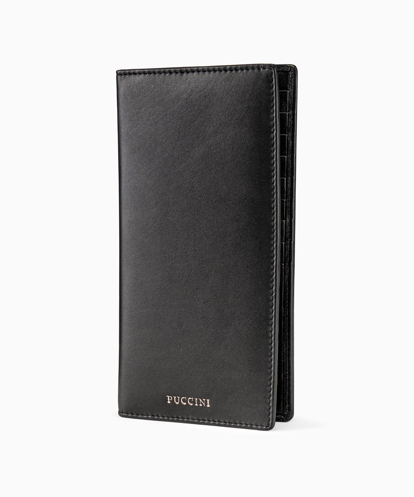 Duży damski portfel skórzany czarny