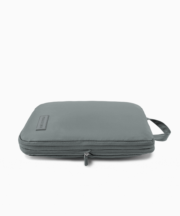 Zestaw kompresyjnych organizerów podróżnych szary