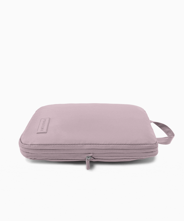 Zestaw kompresyjnych organizerów podróżnych różowy