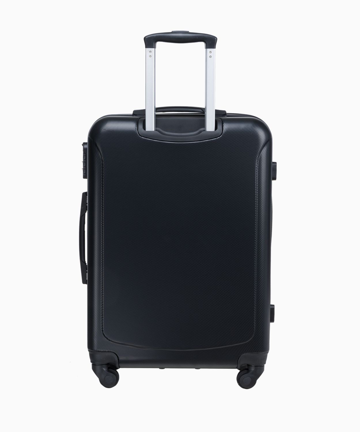 Średnia czarna walizka z zamkiem szyfrowym