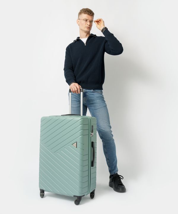 Walizka na kółkach duża miętowa