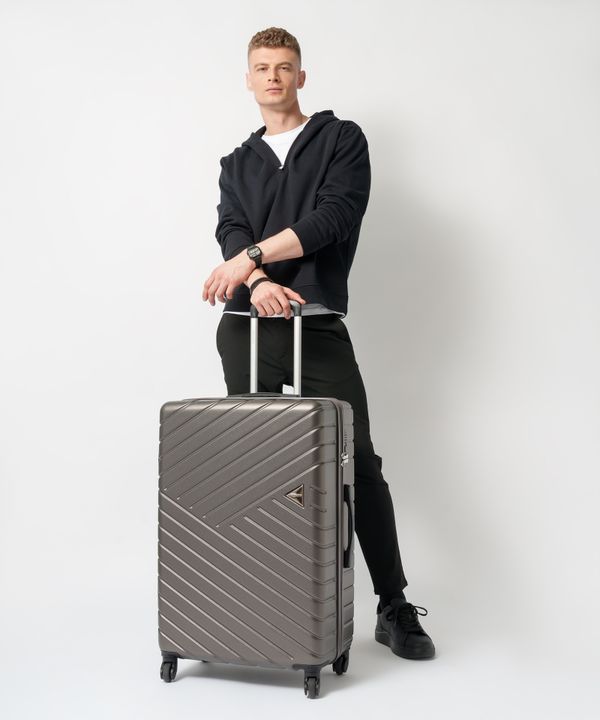 Walizka na kółkach duża antracytowa