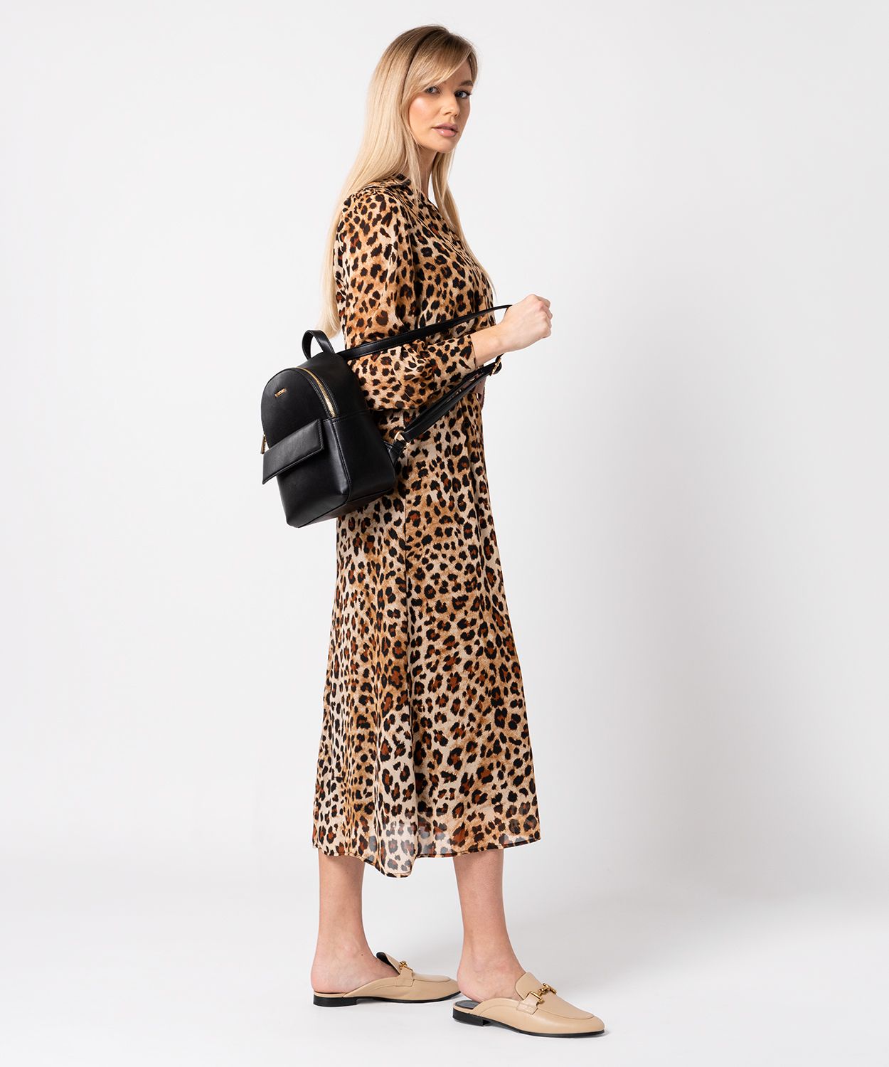 Elegancki plecak damski czarny