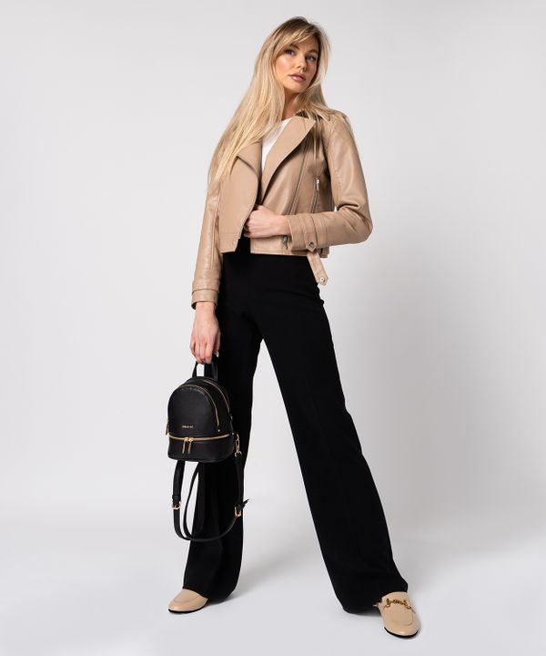 Mini plecak damski czarny