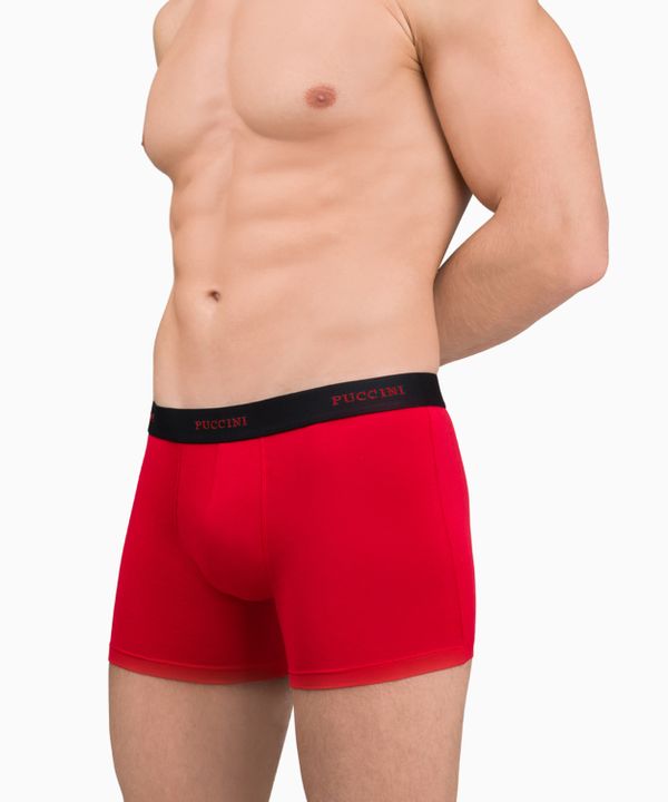 Bokserki męskie dwupak rozmiar M czarne i czerwone