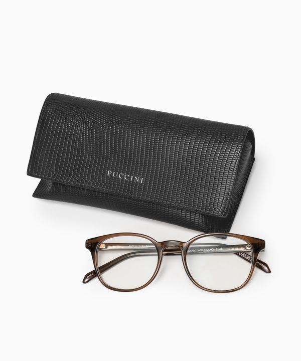 Etui na okulary czarne