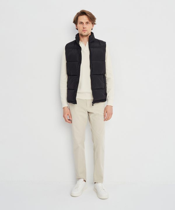 Pikowana kamizelka czarna rozmiar L