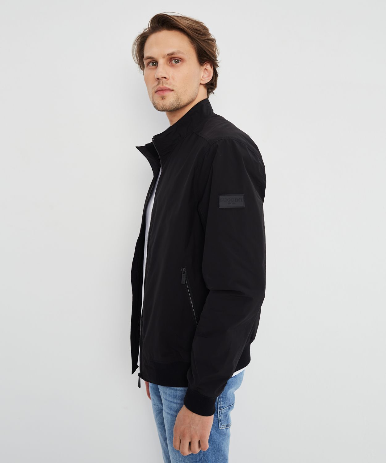 Męska kurtka przejściowa czarna rozmiar XL