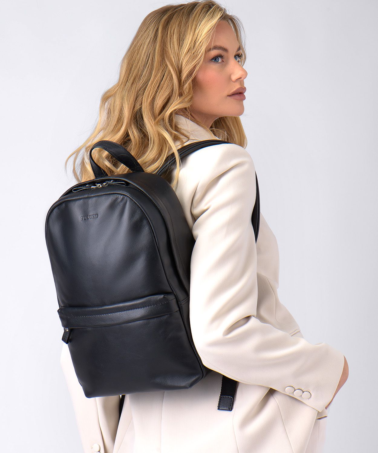 Skórzany plecak czarny 