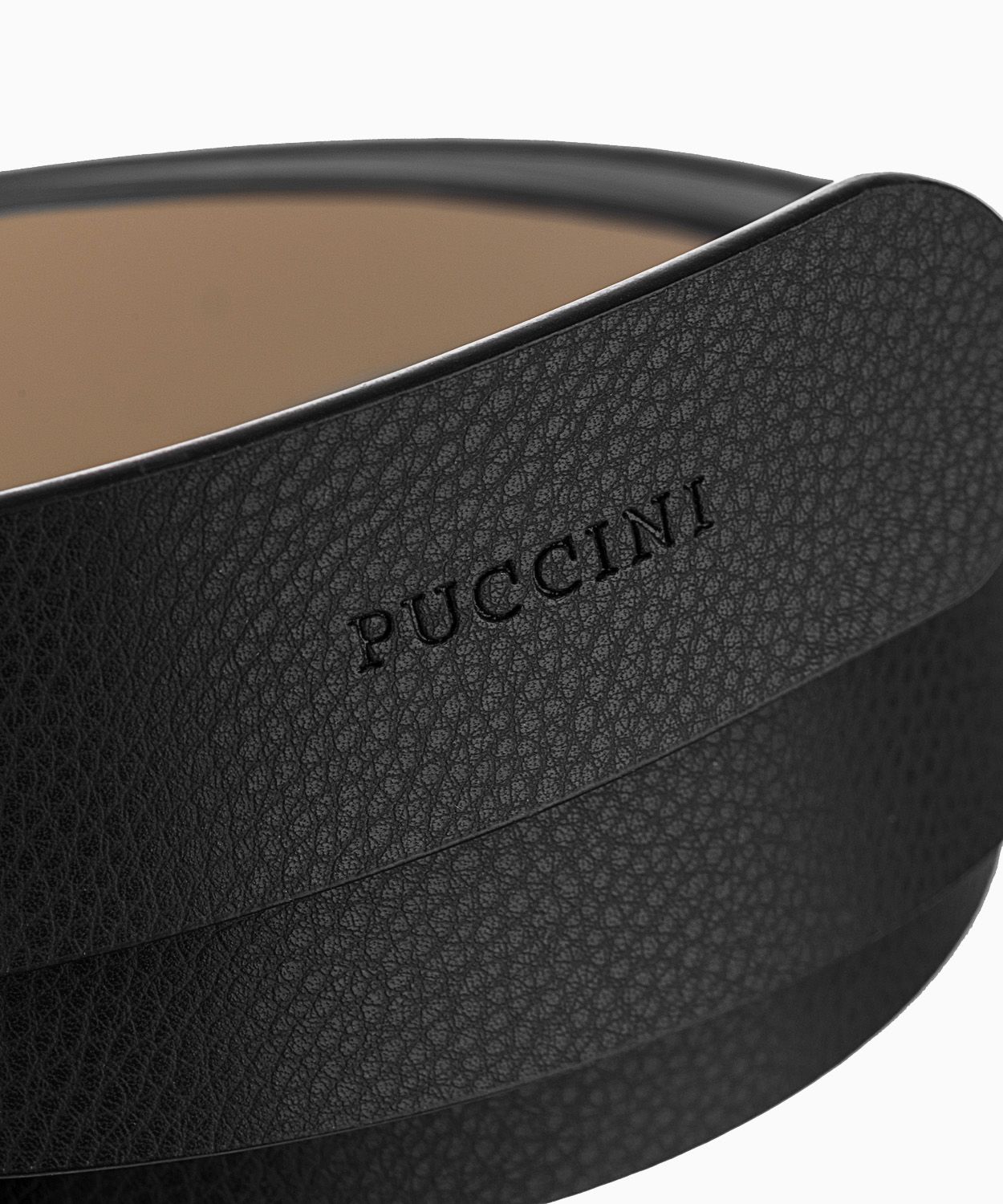 Skórzany pasek damski z elegancką klamrą czarny rozmiar m