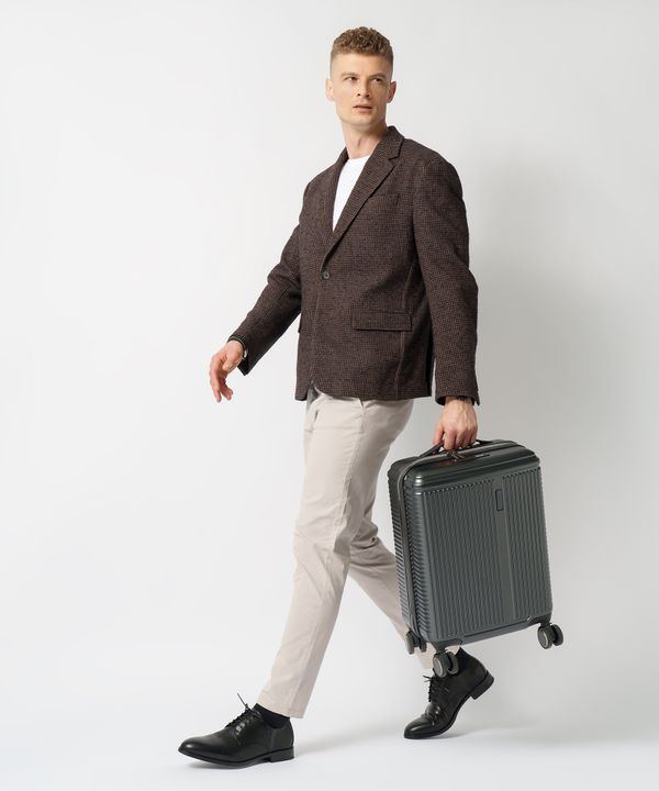 Walizka kabinowa na kółkach antracytowa