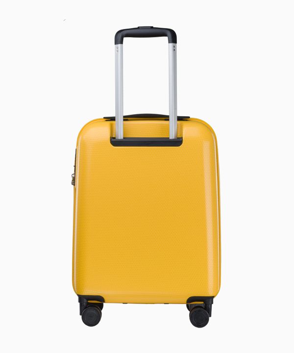 Kabinowa żółta walizka z policarbonu