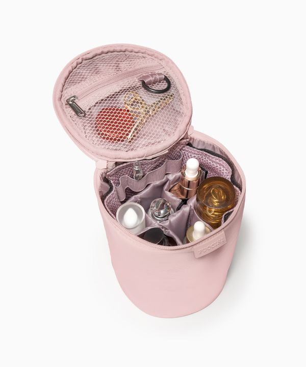 Kosmetyczka damska tuba duża różowa