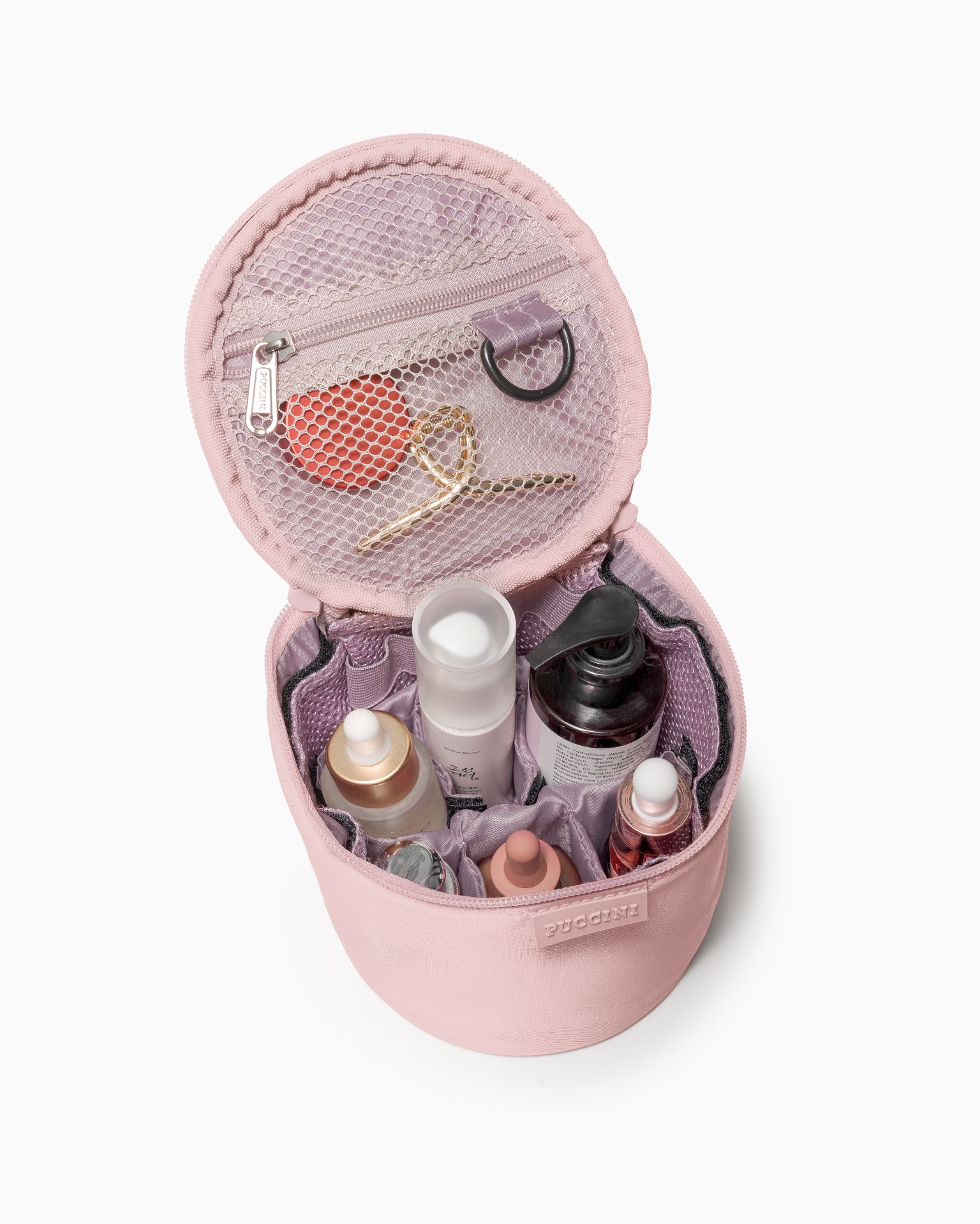 Kosmetyczka damska tuba różowa