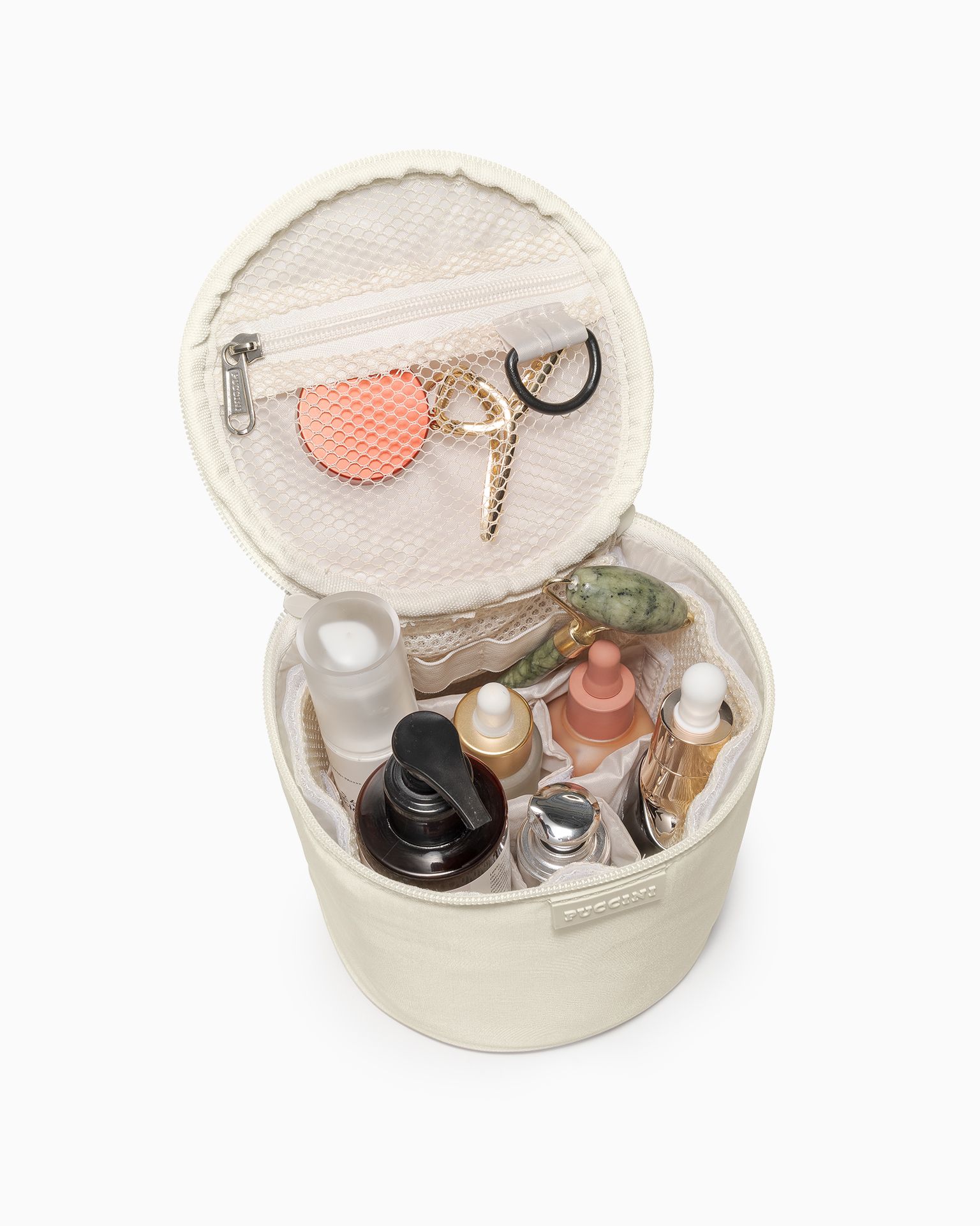 Kosmetyczka damska tuba beżowa