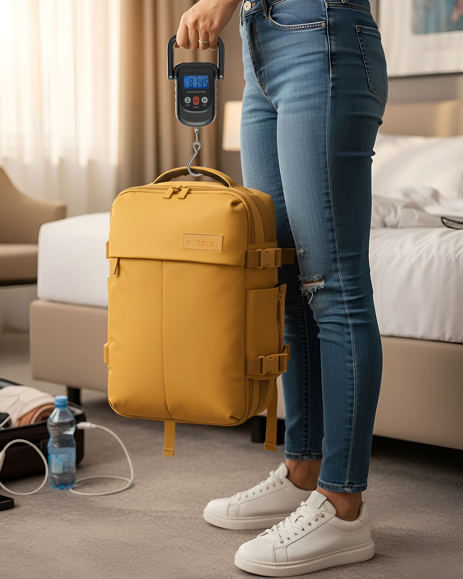 Waga do walizki bagażowa z miarką