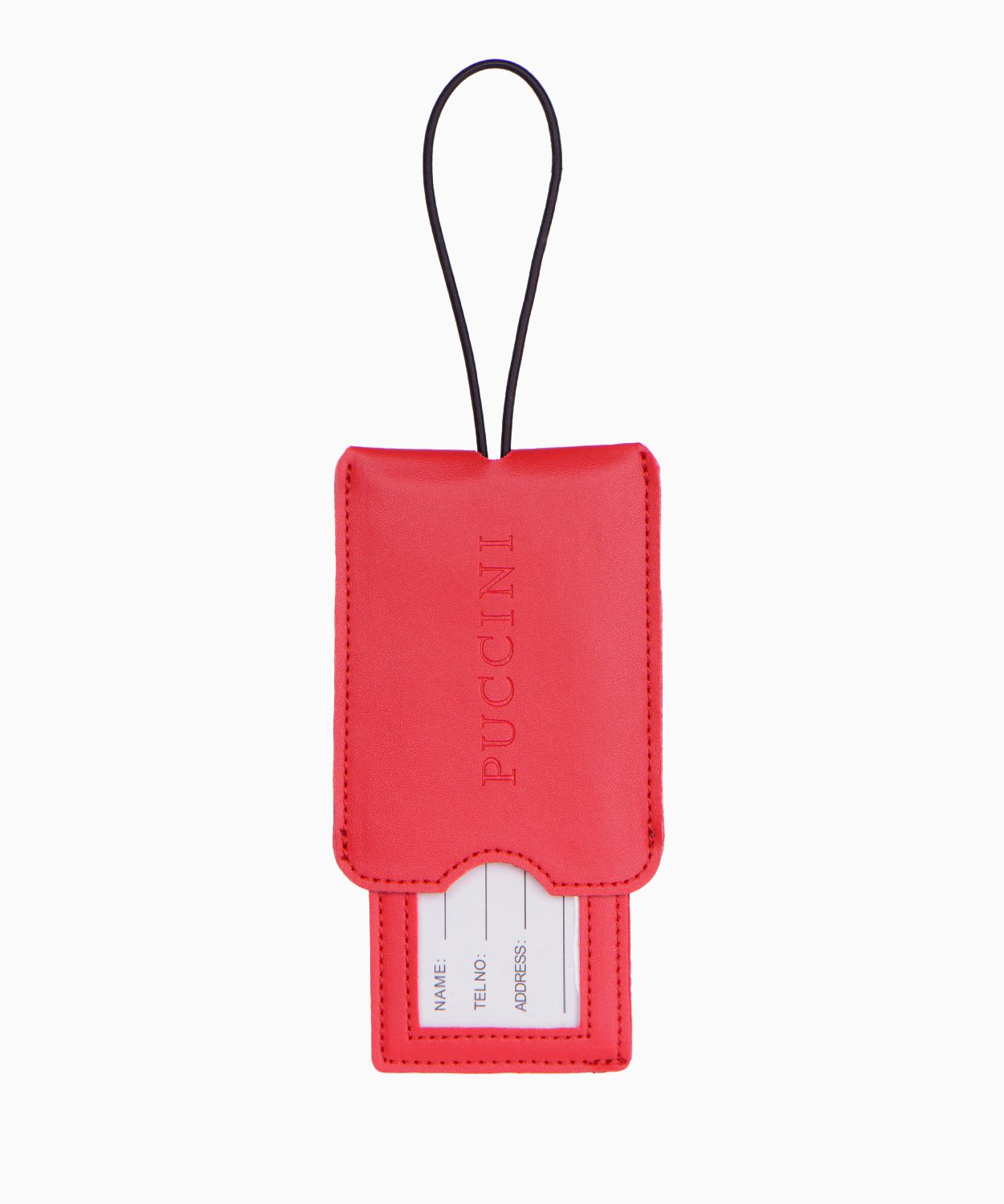 Identyfikator do bagażu czerwony