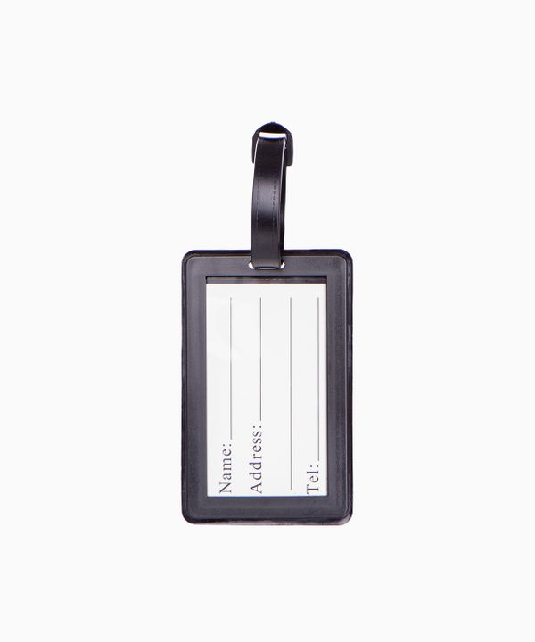 Identyfikator na bagaż w zwierzęce cętki