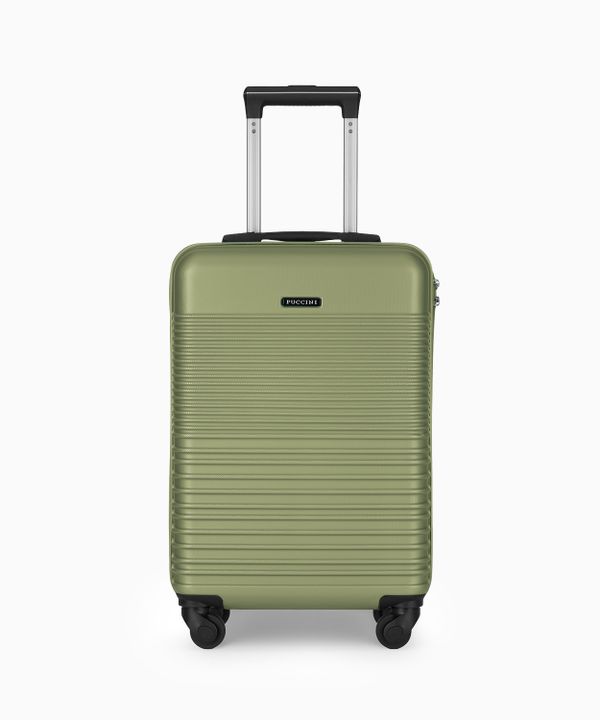 Walizka kabinowa na 4 kółkach oliwkowa