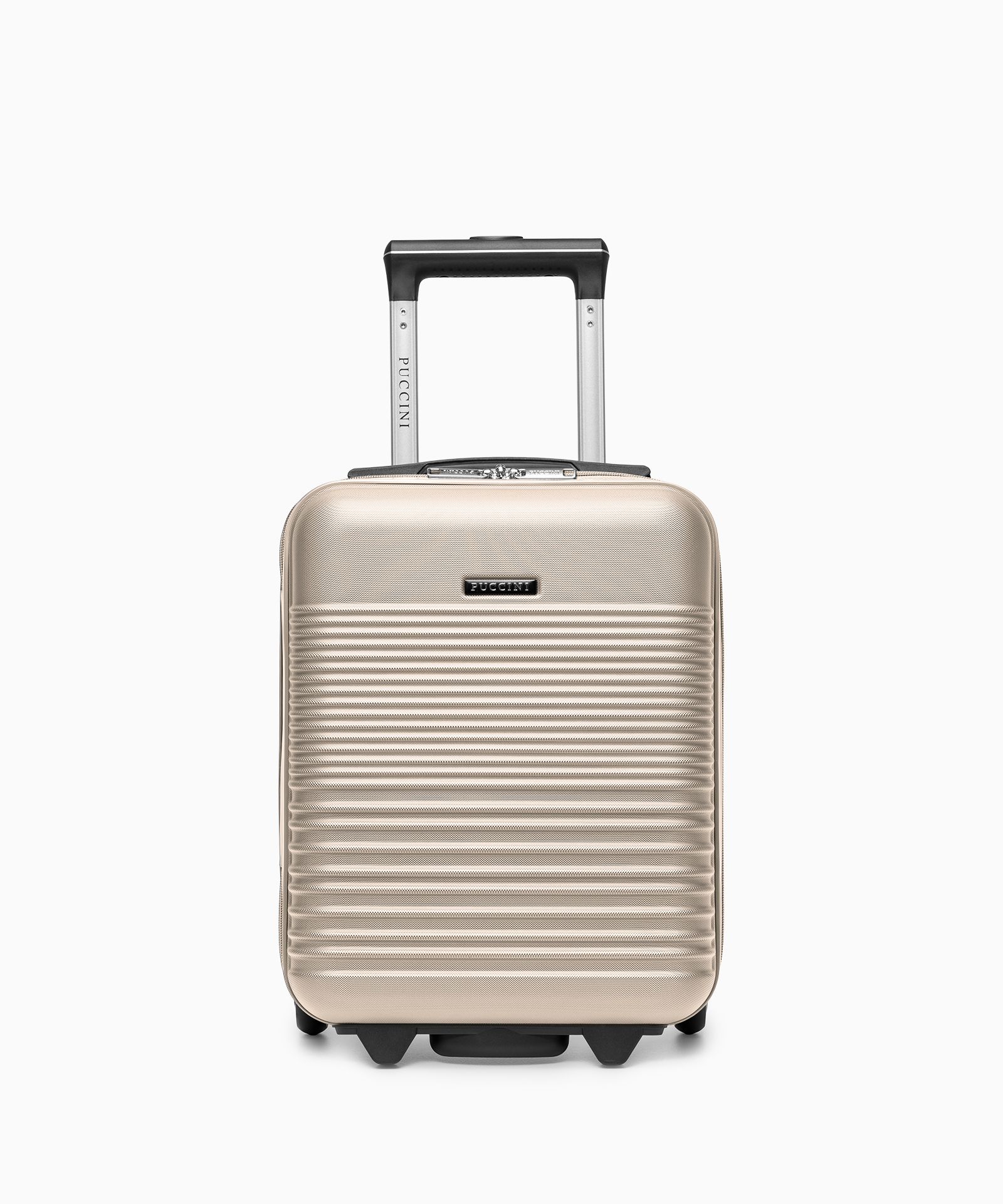 Walizka kabinowa mini na 2 kółkach beżowa