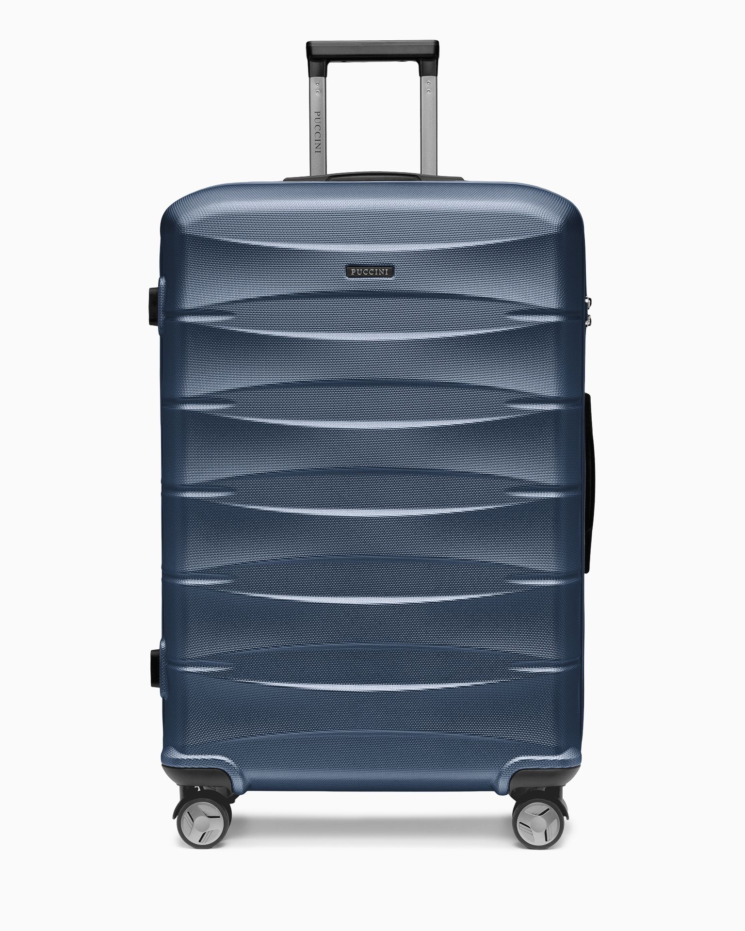 Walizka duża z ABS twarda granatowa