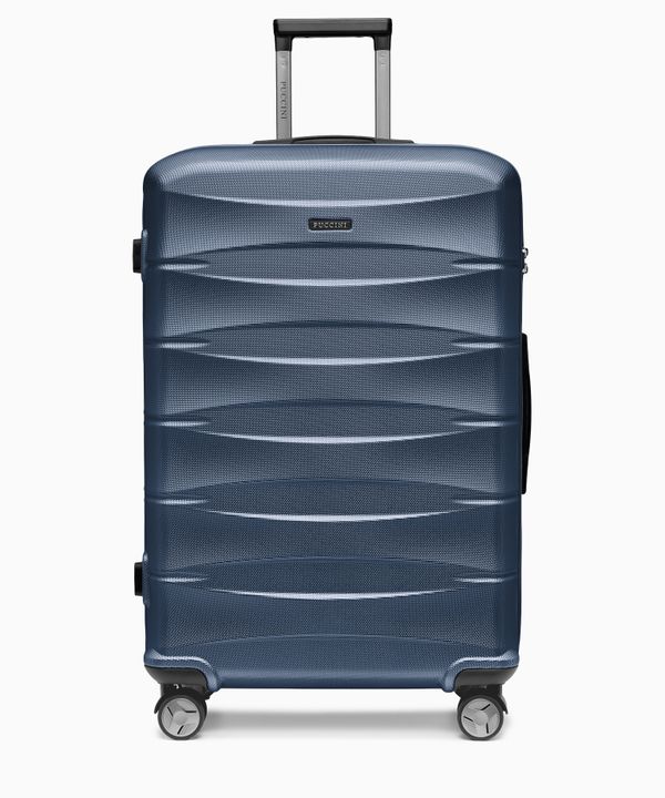 Walizka duża z ABS twarda granatowa