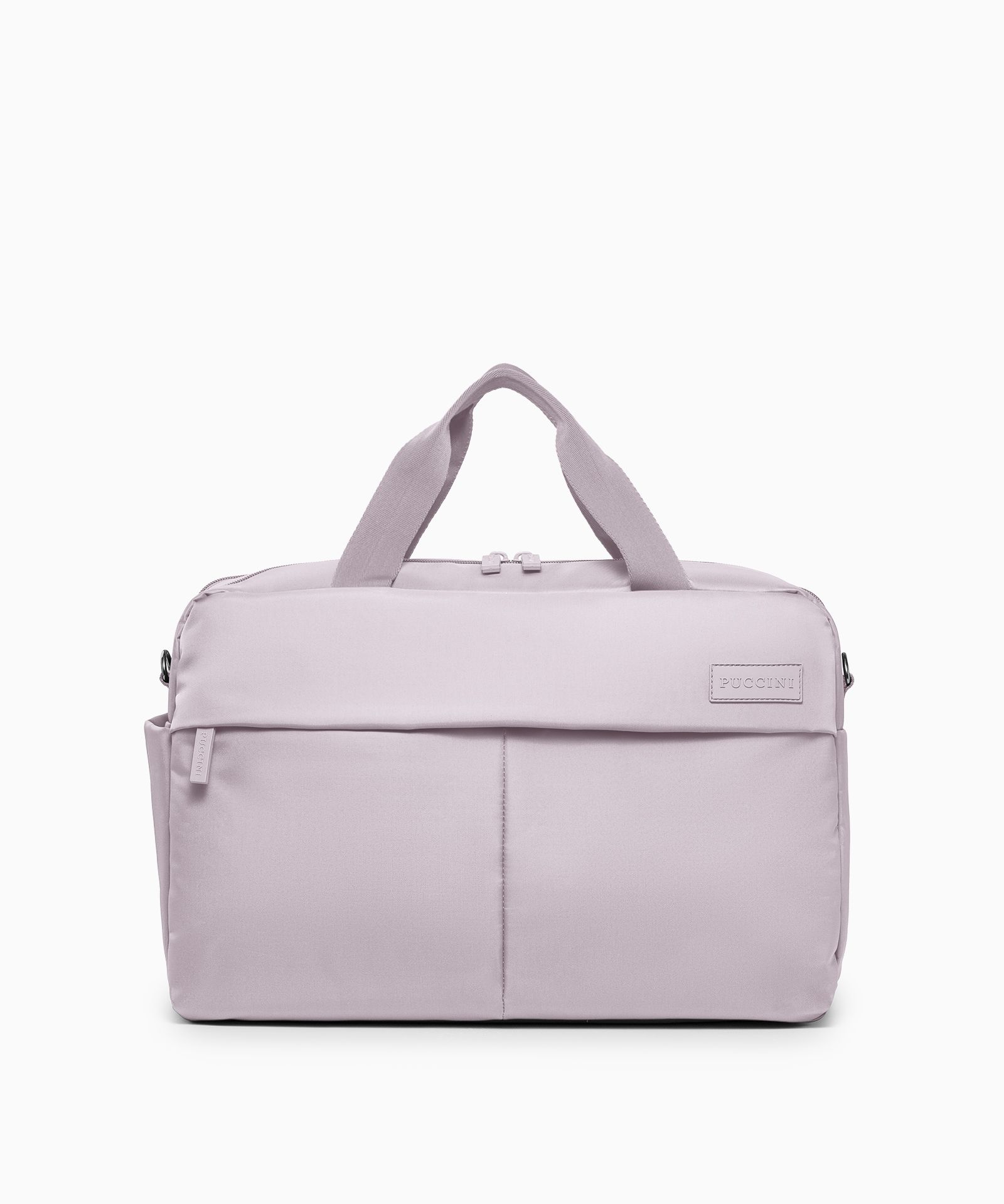 Torba podróżna z miejscem na laptopa różowa