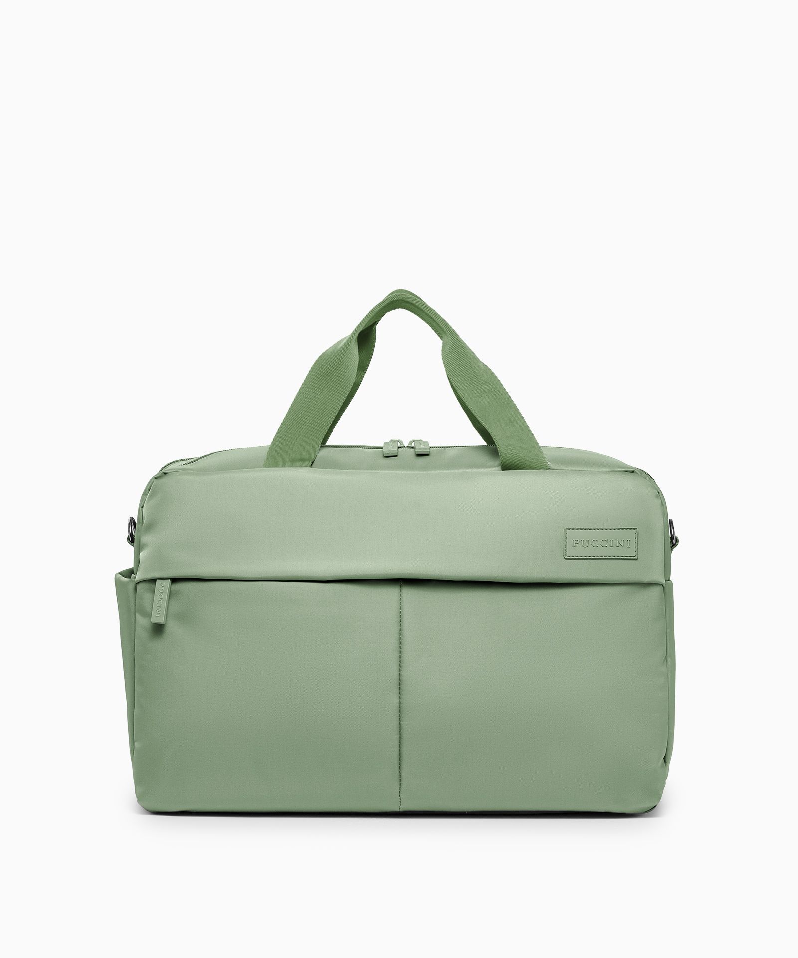 Torba podróżna z miejscem na laptopa zielona